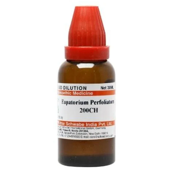 Dr.Willmar Schwabe Eupatorium Perfoliatum 200 CH Dilution, 30 ml