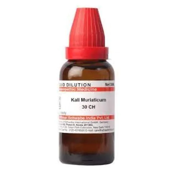 Dr.Willmar Schwabe Kali Muriaticum 30 CH Dilution, 30 ml