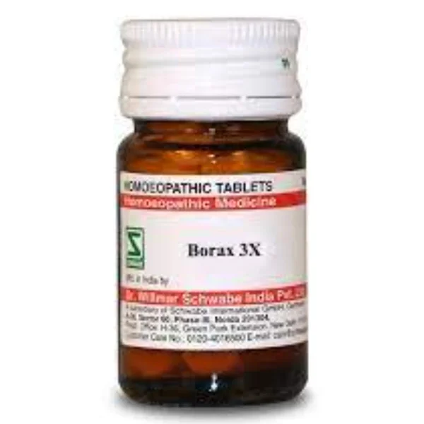 Dr.Willmar Schwabe Borax 3X Tablets, 20 gm
