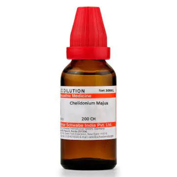 Dr.Willmar Schwabe Chelidonium Majus 200 CH Dilution, 30 ml