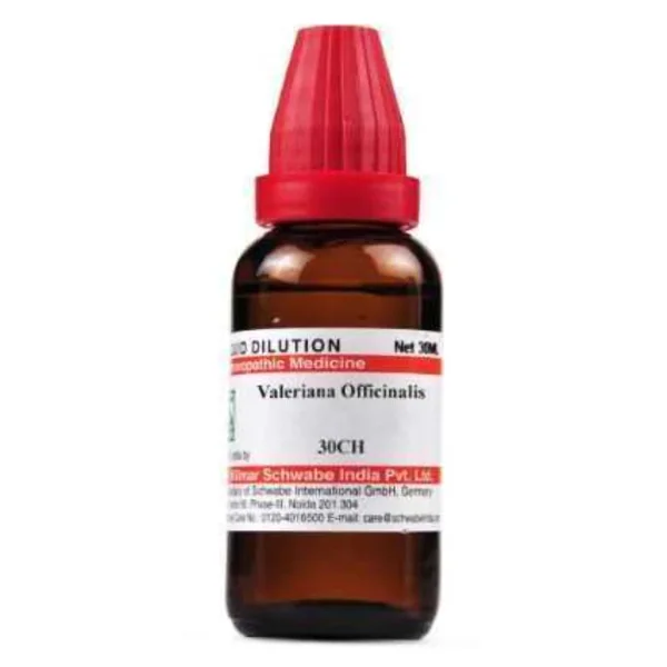 Dr.Willmar Schwabe Valeriana Officinalis 30 CH Dilution, 30 ml, Pack of 1