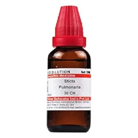 Dr.Willmar Schwabe Sticta Pulmonaria 30 CH Dilution, 30 ml