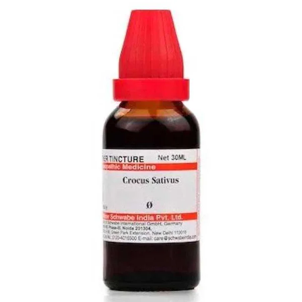 Dr.Willmar Schwabe Crocus Sativus Q Mother Tincture, 30 ml