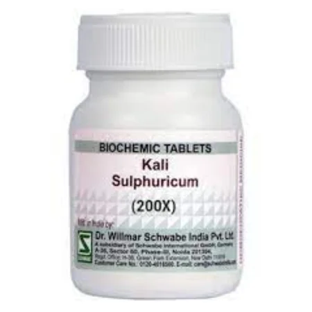 Dr.Willmar Schwabe Kali Sulphuricum Biochemic 200X Tablets, 20 gm
