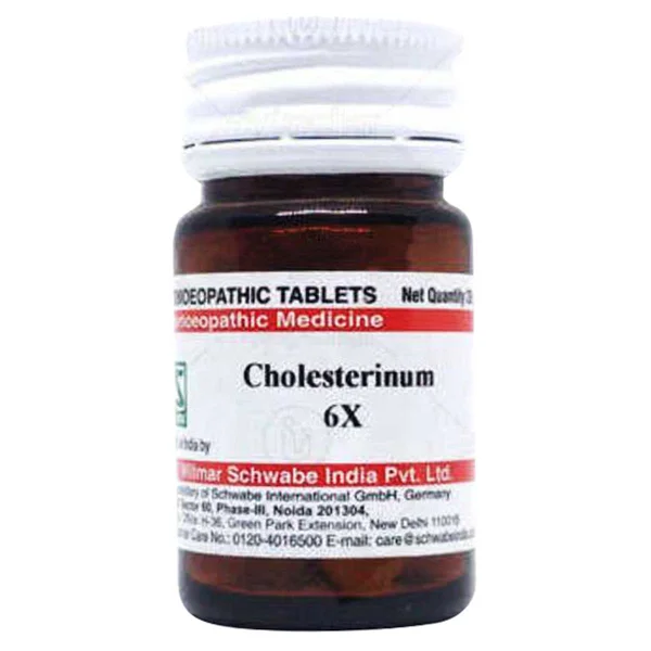 Dr.Willmar Schwabe Cholesterinum 6X Tablets, 20 gm