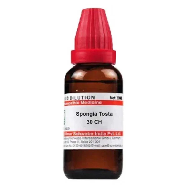 Dr.Willmar Schwabe Spongia Tosta 30 CH Dilution, 30 ml