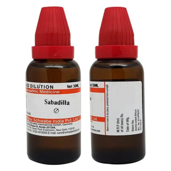 Dr.Willmar Schwabe Sabadilla Q Mother Tincture, 30 ml