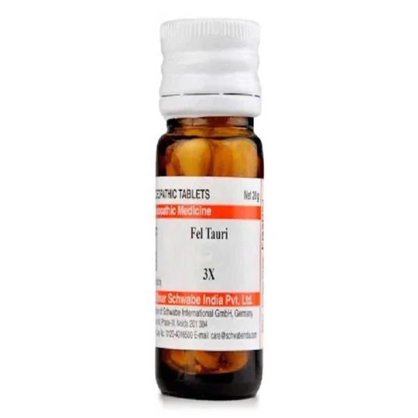 Dr.Willmar Schwabe Fel Tauri 3X Tablets, 20 gm