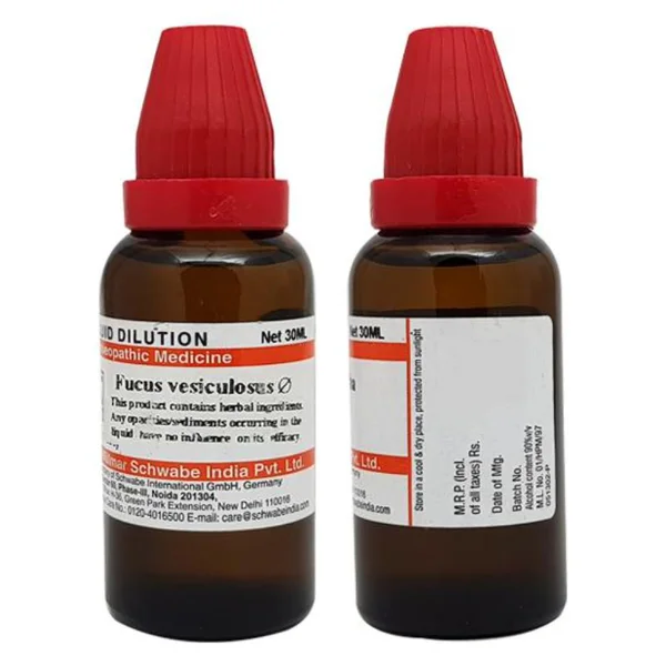 Dr.Willmar Schwabe Fucus Vesiculosus Q Mother Tincture, 30 ml