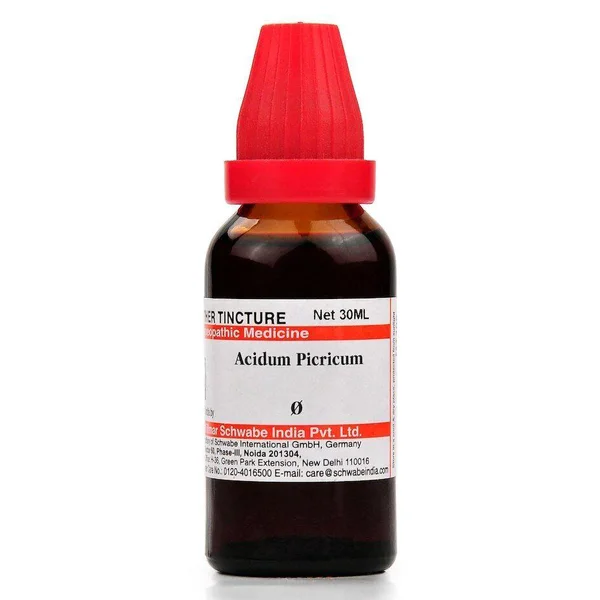 Dr.Willmar Schwabe Acidum Picricum Q Mother Tincture, 30 ml