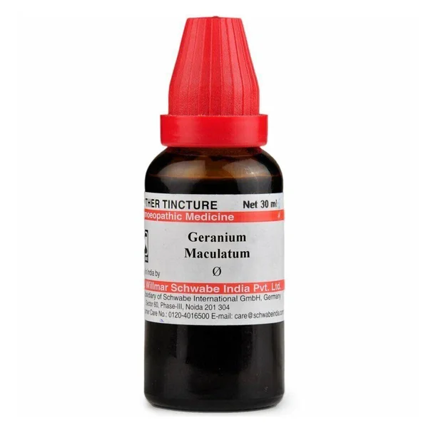 Dr.Willmar Schwabe Geranium Maculatum Q Mother Tincture, 30 ml