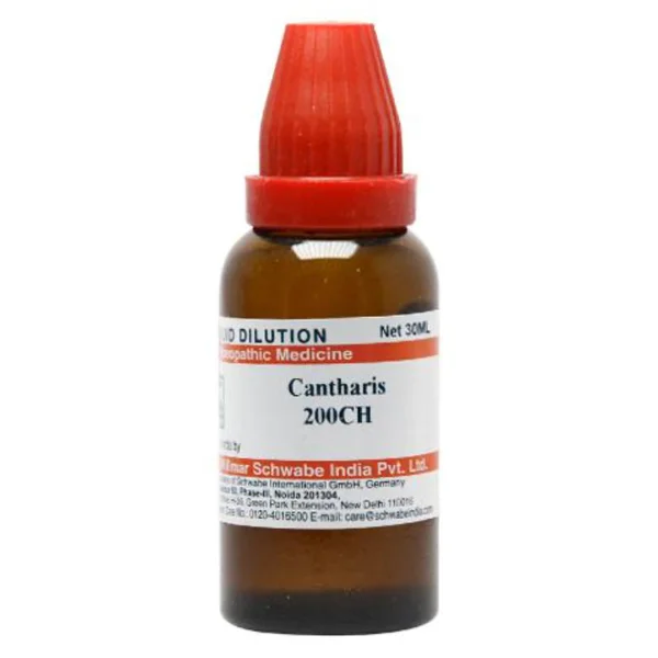 Dr.Willmar Schwabe Cantharis 200 CH Dilution, 30 ml
