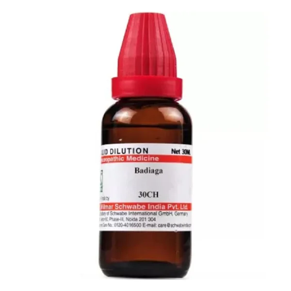 Dr.Willmar Schwabe Badiaga 30 CH Dilution, 30 ml