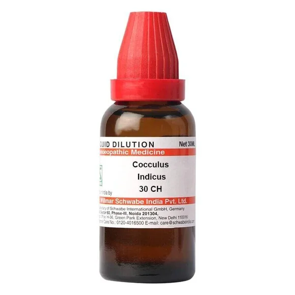 Dr.Willmar Schwabe Cocculus Indicus 30 CH Dilution, 30 ml
