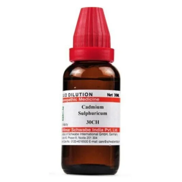 Dr.Willmar Schwabe Cadmium Sulphuricum 30 CH Dilution, 30 ml