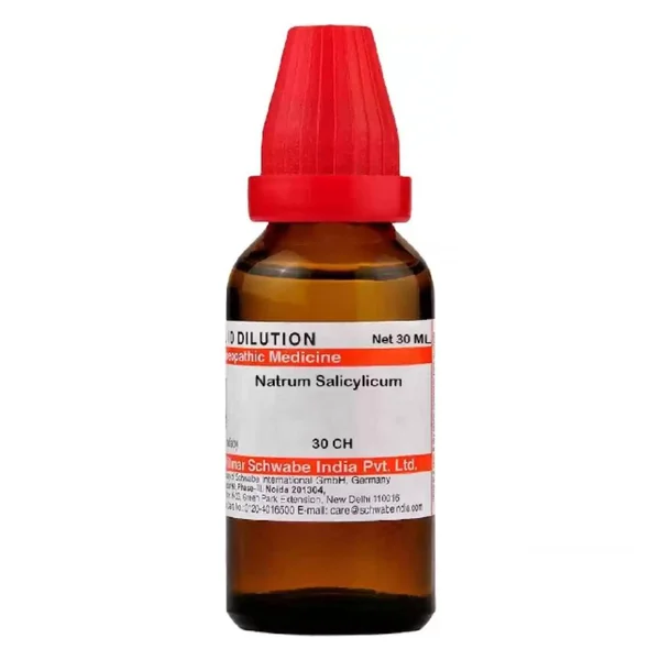 Dr.Willmar Schwabe Natrum Salicylicum 30 CH Dilution, 30 ml