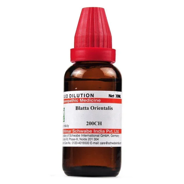 Dr.Willmar Schwabe Blatta Orientalis 200 CH Dilution, 30 ml