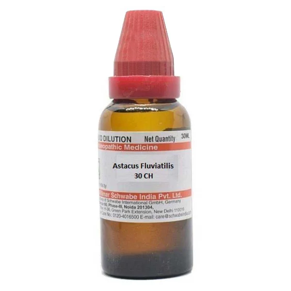 Dr.Willmar Schwabe Astacus Fluviatilis 30 CH Dilution, 30 ml
