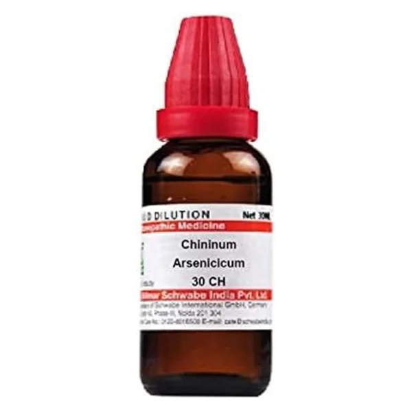 Dr.Willmar Schwabe Chininum Arsenicicum 30 CH Dilution, 30 ml