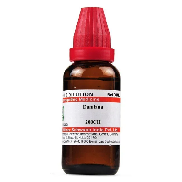 Dr.Willmar Schwabe Damiana 200 CH Dilution, 30 ml