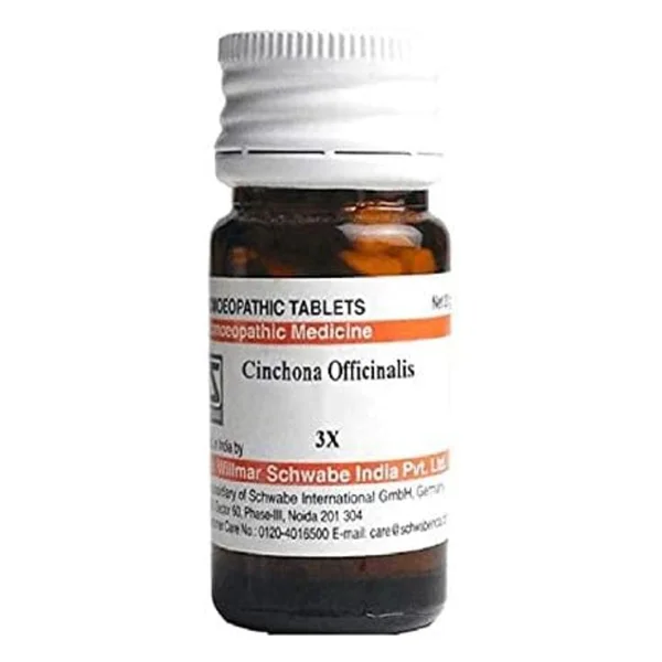Dr.Willmar Schwabe Cinchona Officinalis 3X Tablets, 20 gm