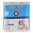 Wyper Adult Diaper Pants Large, 10 Count