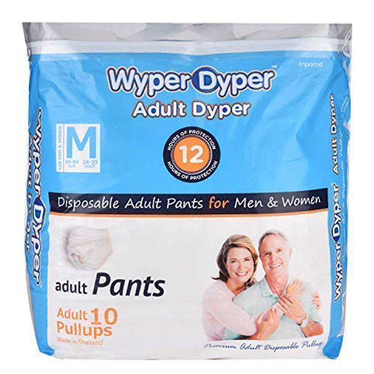 Wyper Adult Diaper Pants Large, 10 Count, Pack of 1 Wyper Adult Diaper Pants Large, 10 Count, Pack of 1
