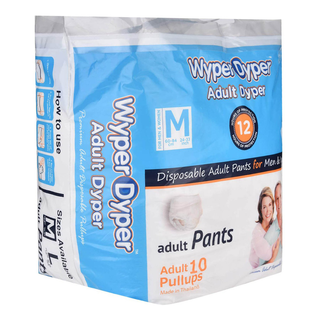 Wyper Adult Diaper Pants Large, 10 Count, Pack of 1 Wyper Adult Diaper Pants Large, 10 Count, Pack of 1