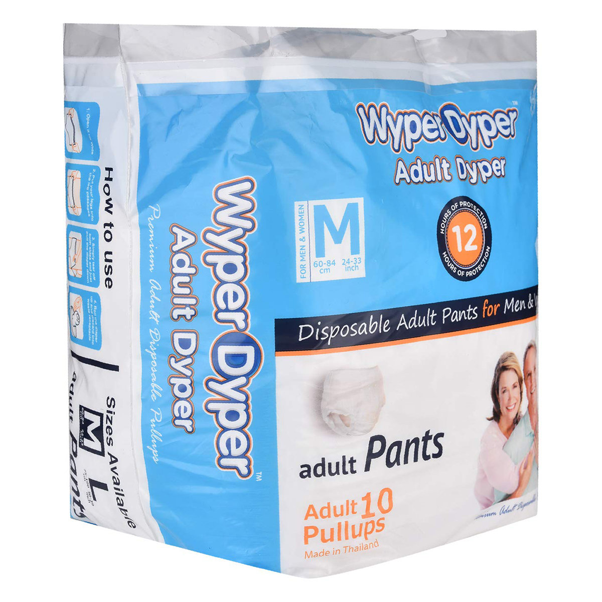 Wyper Adult Diaper Pants Medium, 10 Count, Pack of 1 Wyper Adult Diaper Pants Medium, 10 Count, Pack of 1