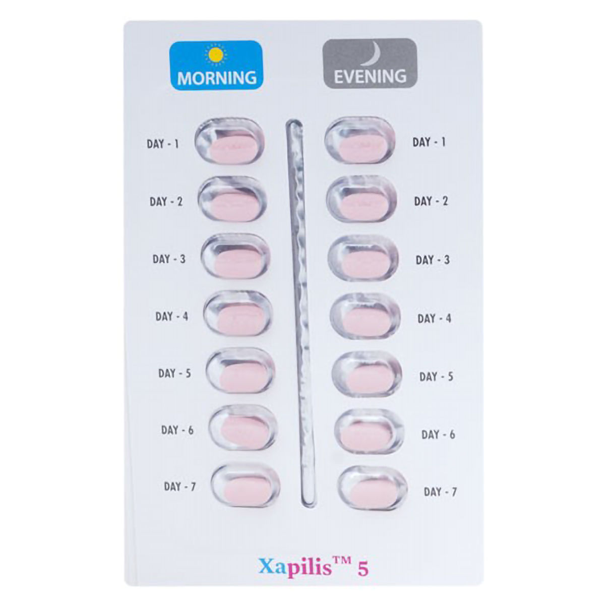 Xapilis 5 Tablet 14's Xapilis 5 Tablet 14's