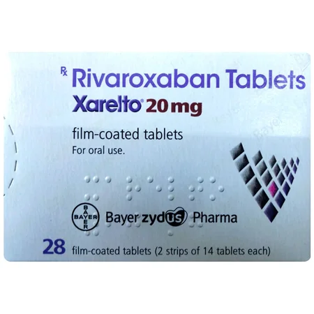 Xarelto 20 mg Tablet 28's