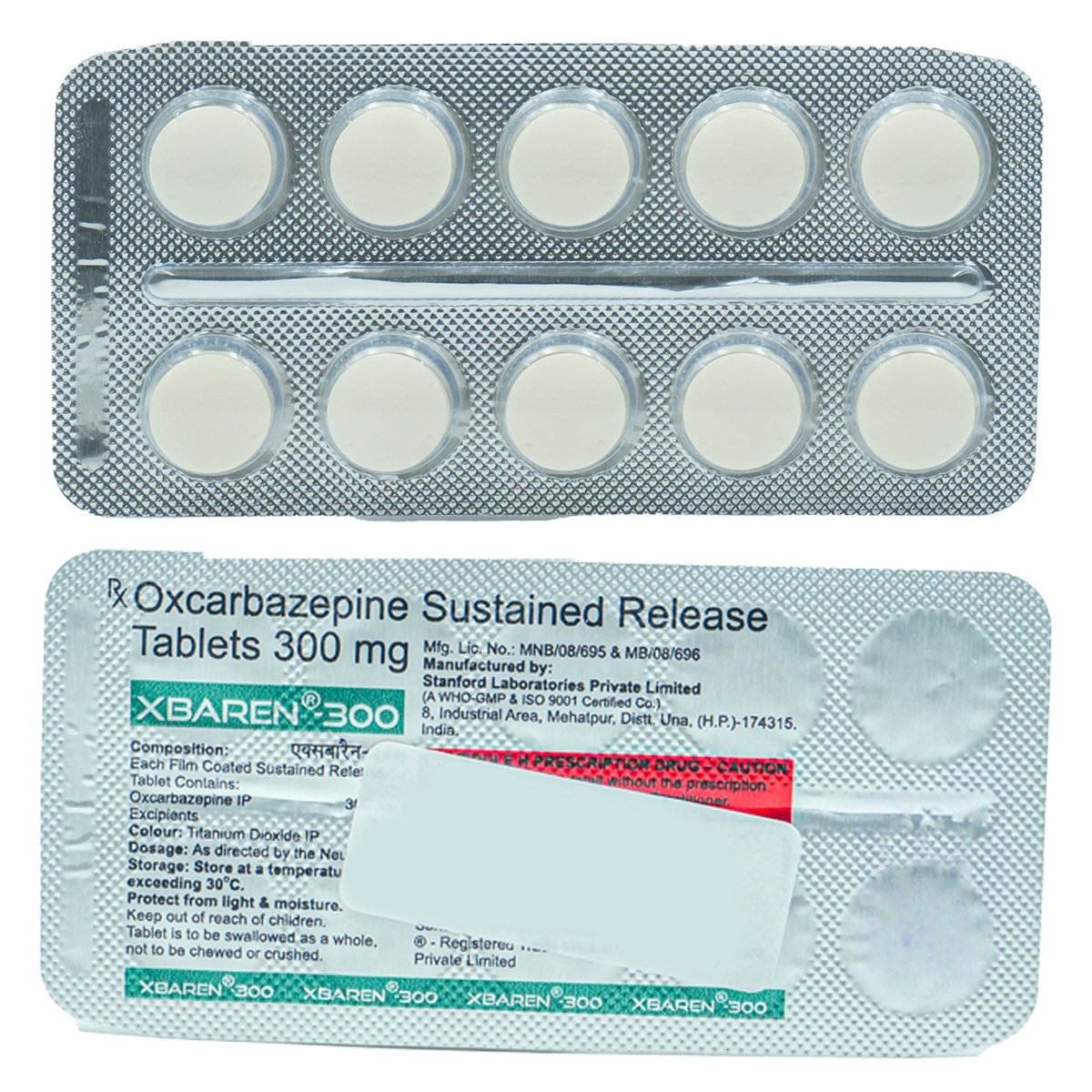 Xbaren-300 Tablet 10's, Pack of 10 TabletS Xbaren-300 Tablet 10's, Pack of 10 TabletS