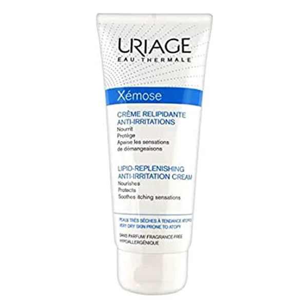 Uriage Xemose Lipid Replenishing Anti Irritantion Cream 200 ml | Sooths Itching | Reduces Dryness | For Very Dry Skin Prone To Atopy