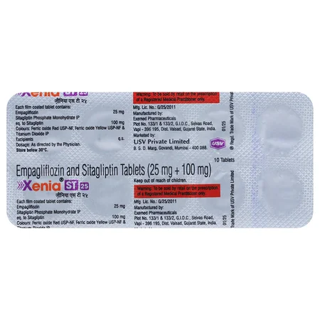 Xenia ST 25 mg Tablet 10's