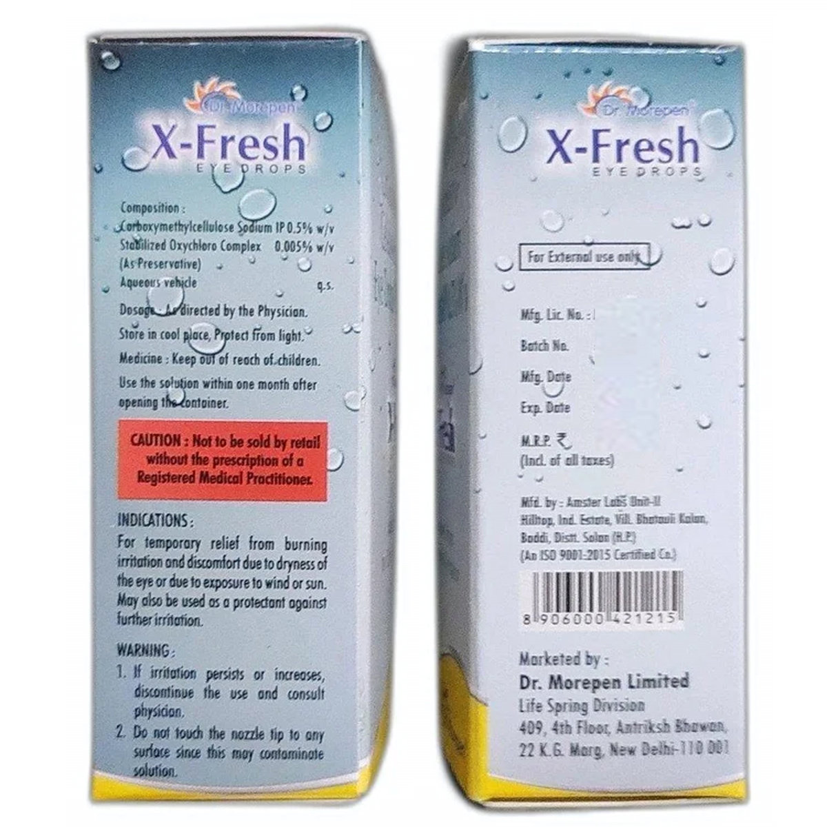 X-Fresh 0.5% Eye Drop 10 ml, Pack of 1 EYE DROPS X-Fresh 0.5% Eye Drop 10 ml, Pack of 1 EYE DROPS