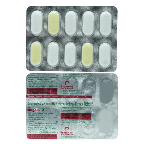 Xiagem 2 Tablet 10's, Pack of 10 TABLETS
