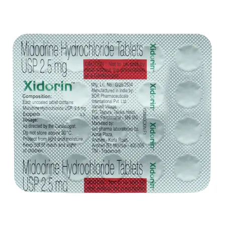 XIDORIN 2.5MG TAB, 20'S