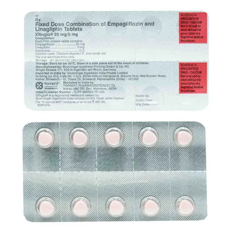 Xilingio 25/5 Tablet 10's