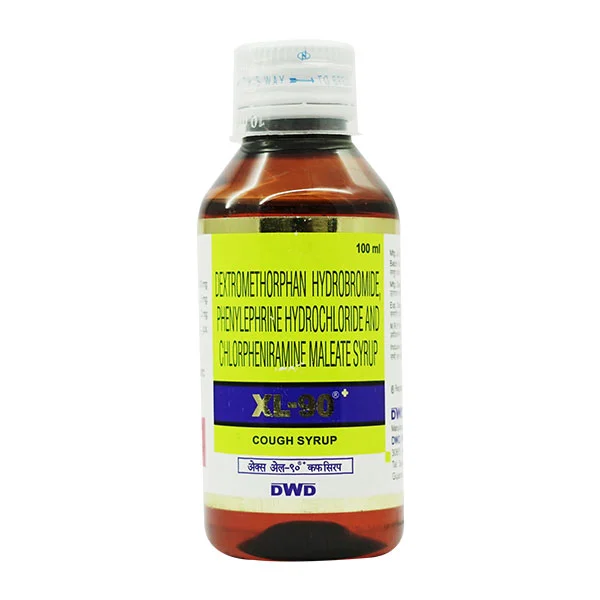 XL-90 Plus Cough Syrup 100 ml, Pack of 1
