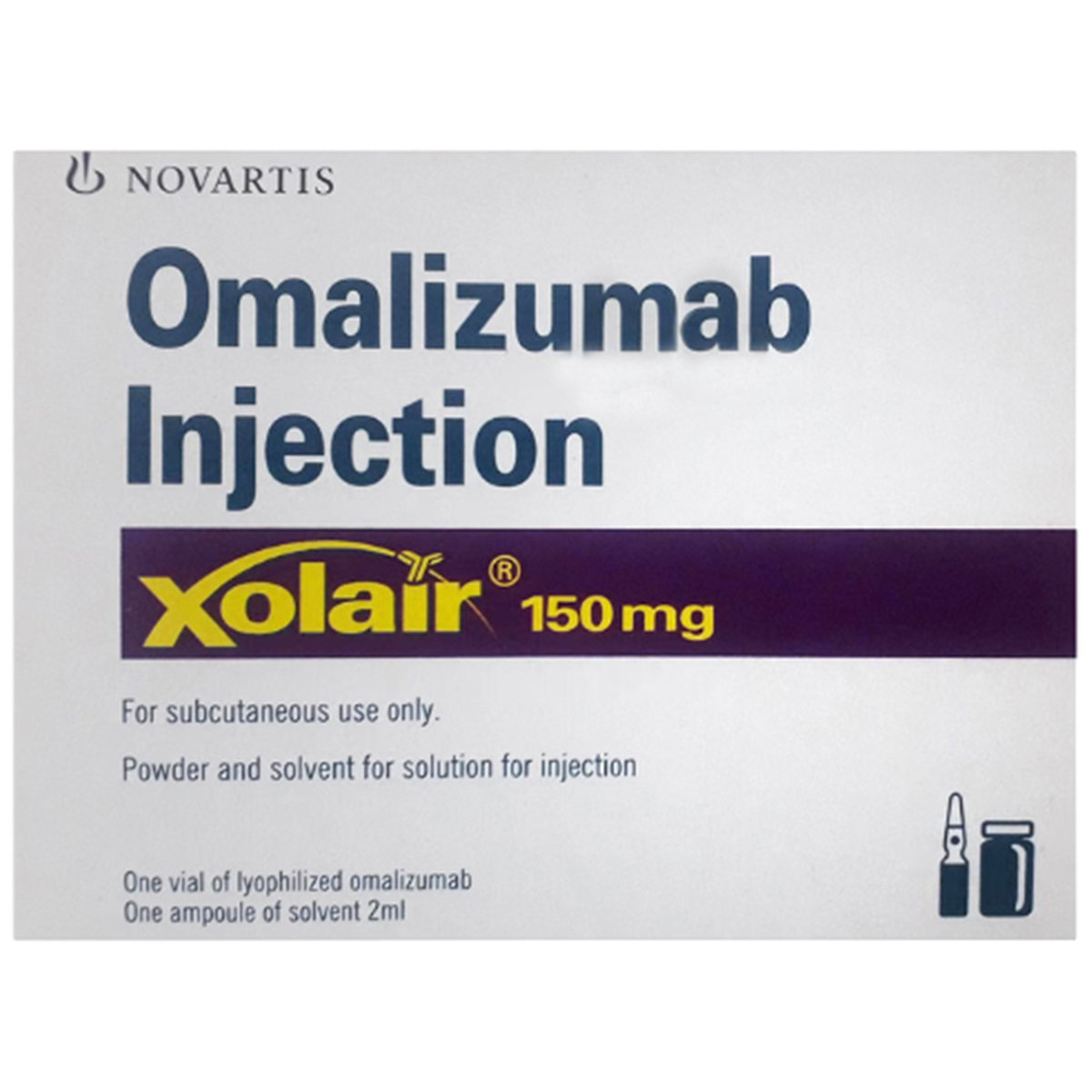 Xolair 150 mg Injection 1's Xolair 150 mg Injection 1's