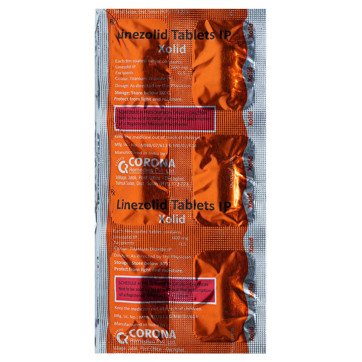 Xolid 600 mg Tablet 6's, Pack of 6 TabletS Xolid 600 mg Tablet 6's, Pack of 6 TabletS