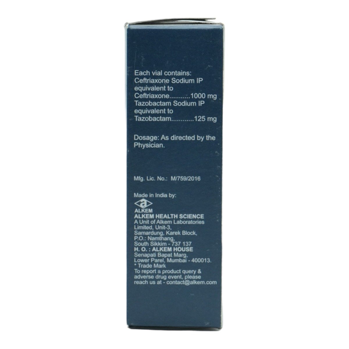 Xone XP 1.125 gm Injection 5 ml, Pack of 1 INJECTION Xone XP 1.125 gm Injection 5 ml, Pack of 1 INJECTION