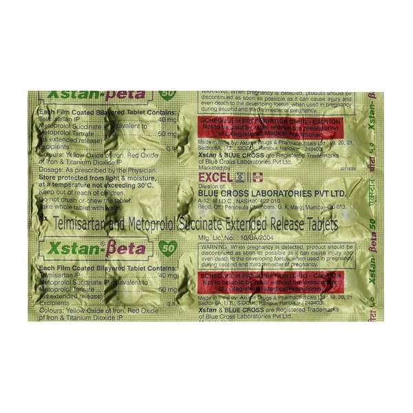 Xstan-Beta 50 Tablet 15's