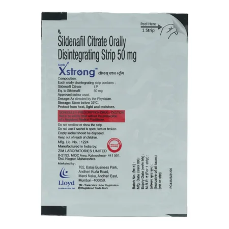 Xstrong 50 Orally Disintegrating Strip 4'S