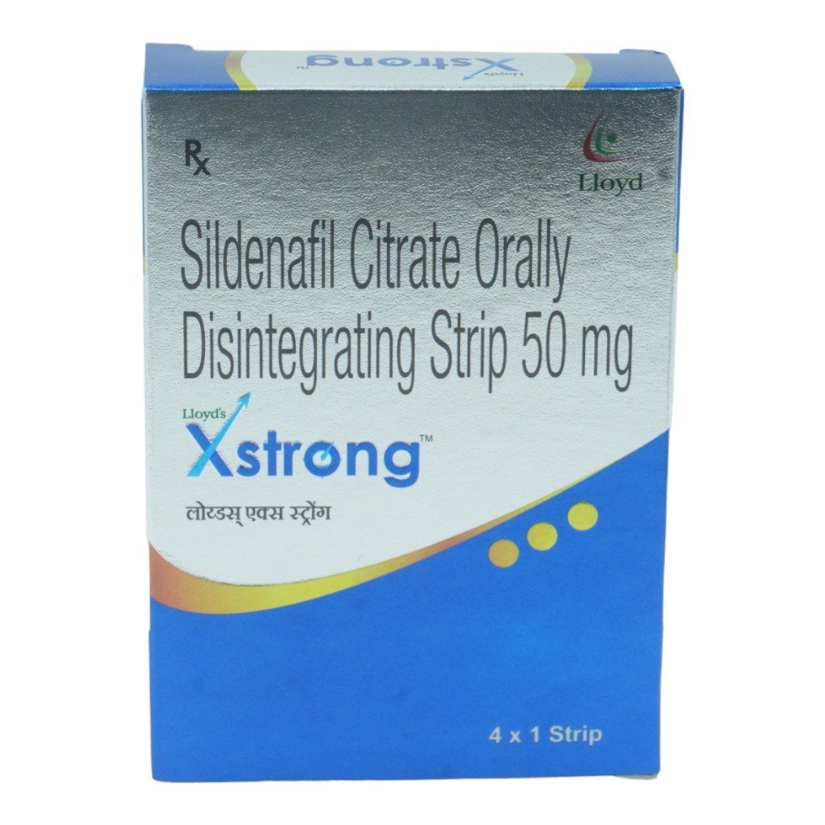 Xstrong 50 Orally Disintegrating Strip 4'S, Pack of 4 Disintegrating StripS Xstrong 50 Orally Disintegrating Strip 4'S, Pack of 4 Disintegrating StripS