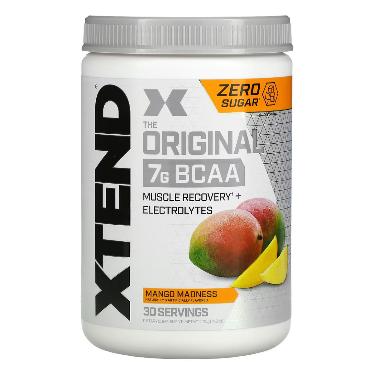Xtend Original 7G BCAA Mango Madness Flavour Powder, 420 gm, Pack of 1 Xtend Original 7G BCAA Mango Madness Flavour Powder, 420 gm, Pack of 1