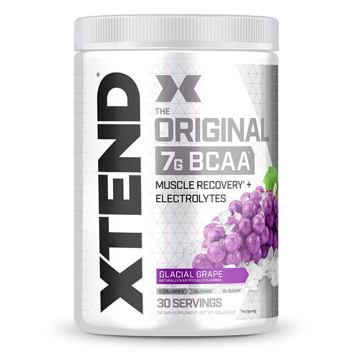 Xtend Original 7G BCAA Glacial Grape Flavour Powder, 405 gm, Pack of 1 Xtend Original 7G BCAA Glacial Grape Flavour Powder, 405 gm, Pack of 1