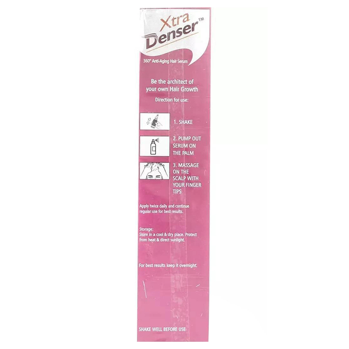 Xtra Denser Hair Serum, 50 ml, Pack of 1 Xtra Denser Hair Serum, 50 ml, Pack of 1