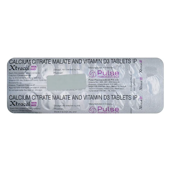 Xtracal HD Berry Flavour Tablet 15's, Pack of 15