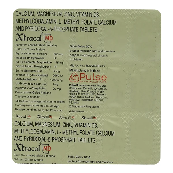 Xtracal MD Tablet 15's